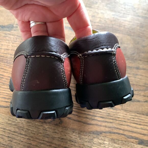 Cole Haan red leather slip on oxford style loafers size 5.5 - Picture 8 of 11